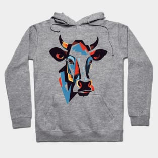 The Picasso Herd: Where Cows Become Works of Art Hoodie